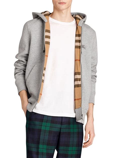 burberry sweatshirt mens|burberry zip up hoodie men.